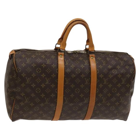 LOUIS VUITTON Monogram Keepall 50 Boston Bag M41426 - Picture 1 of 16